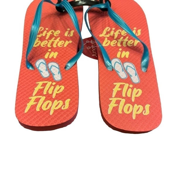 New “Life is Better in Flip Flops”, Size L 9/10 - Picture 2 of 3